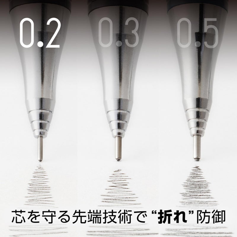 Pentel Mechanical Pencil Orenz 0.2mm (Navy) Xpp502-C2 - Image 2